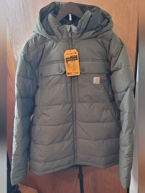 Carhartt Montana Insulated Jacket XL Tall NWT Olive Rain Defender Sherpa Lined